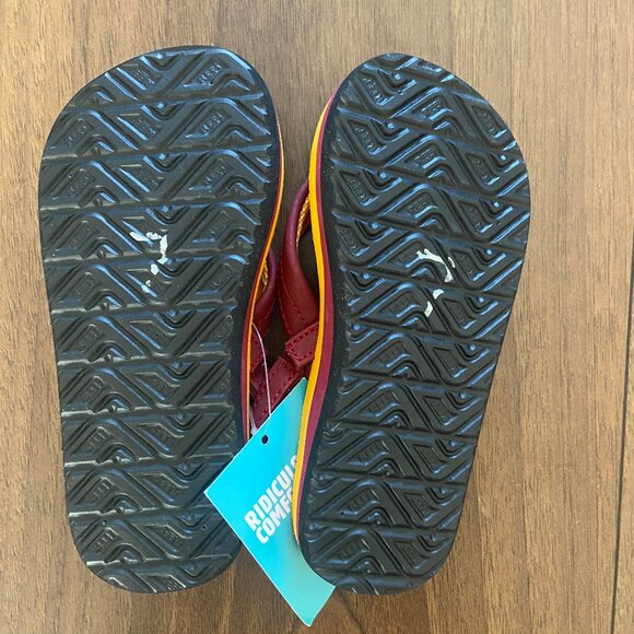 NWT Reef Little Ahi Sandals with Dinosaurs - size 7/8 - Picture 4 of 6